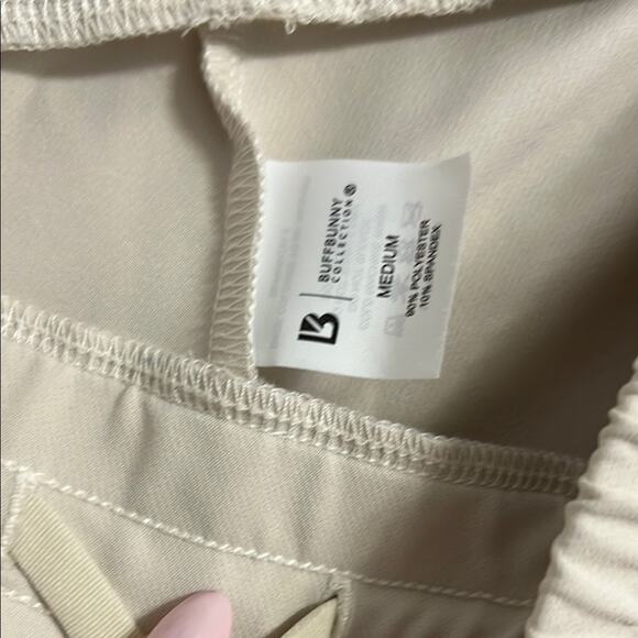 BuffBunny Cream Snap Side Pant | Size M | Athleisure - Picture 7 of 8